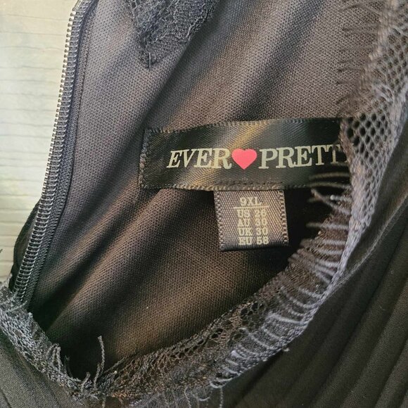 Empire Waist V Back Bridesmaid Dress with Short Sleeves - with added lace - Picture 7 of 7